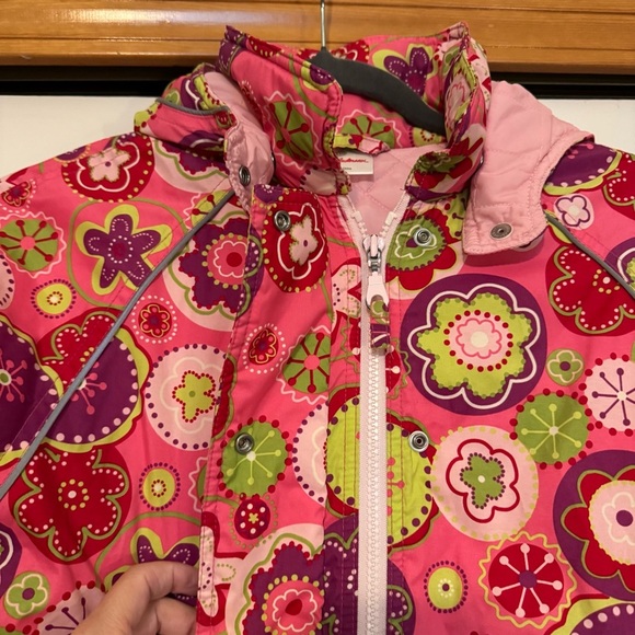 Hanna Andersson Pink Floral Winter Jacket - Picture 2 of 9